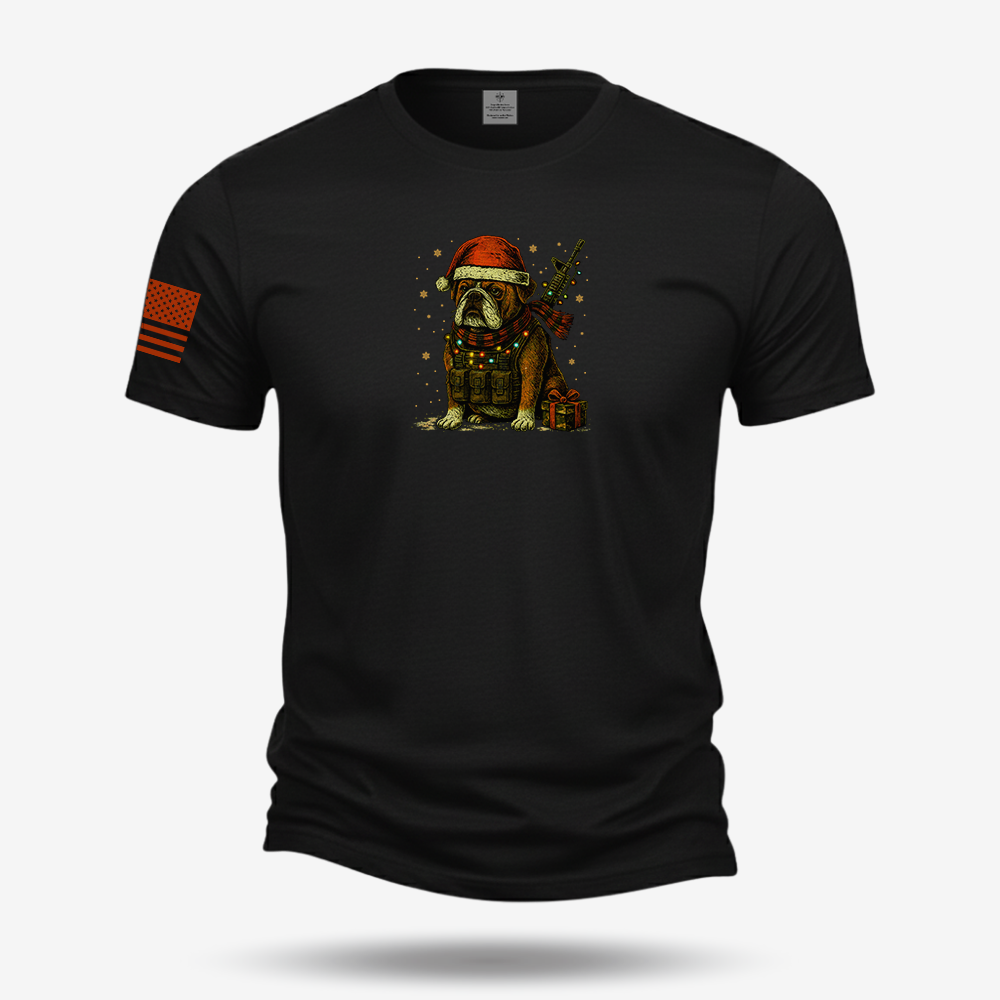 Tactical Bulldog Xmas Ops T Shirt