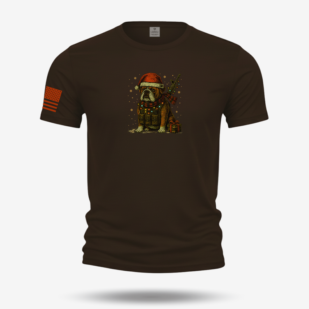 Tactical Bulldog Xmas Ops T Shirt