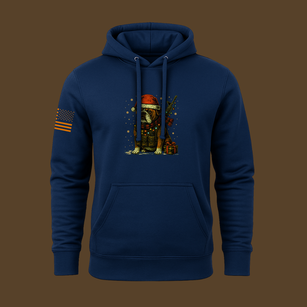 Tactical Bulldog Xmas Ops Hoodie