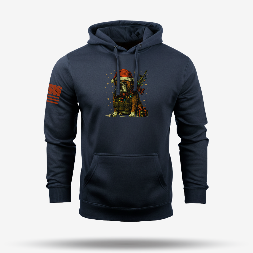 Tactical Bulldog Xmas Ops Hoodie