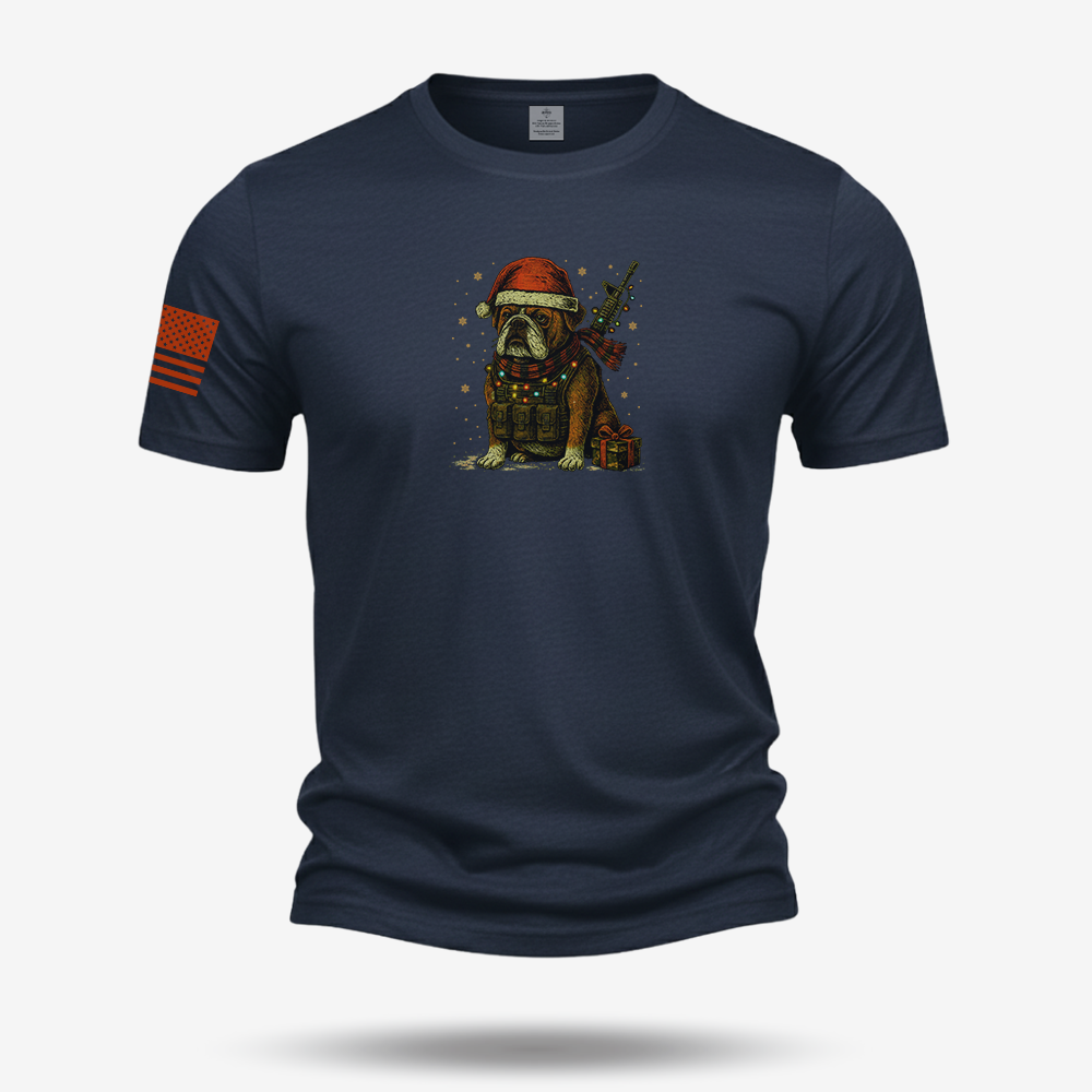 Tactical Bulldog Xmas Ops T Shirt