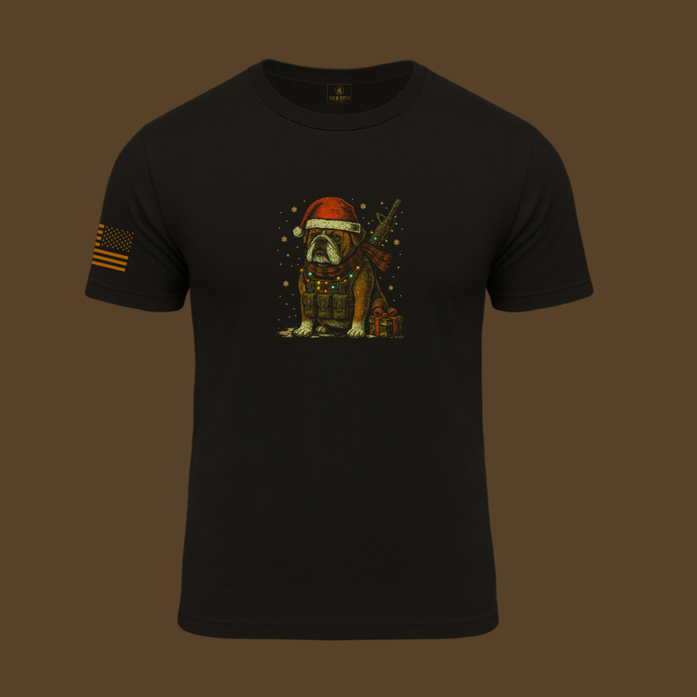 Tactical Bulldog Xmas Ops T Shirt