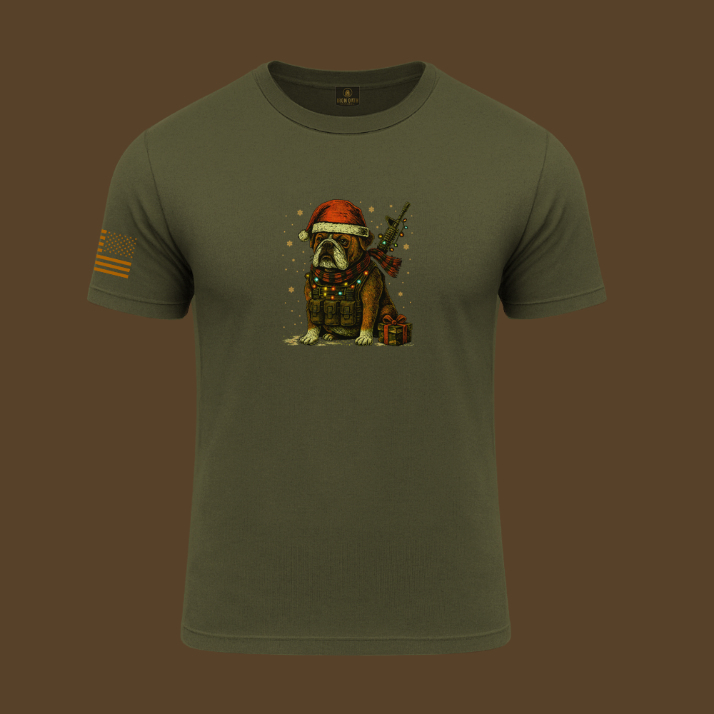 Tactical Bulldog Xmas Ops T Shirt