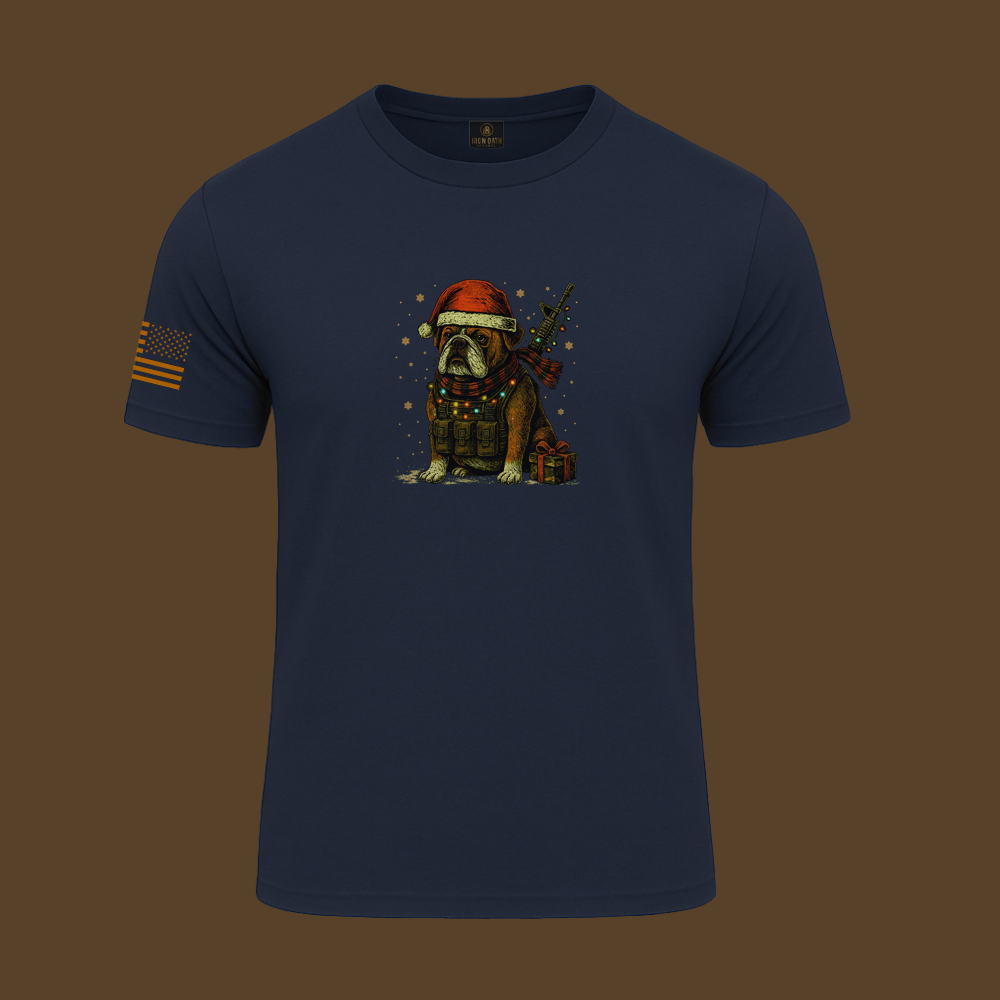 Tactical Bulldog Xmas Ops T Shirt