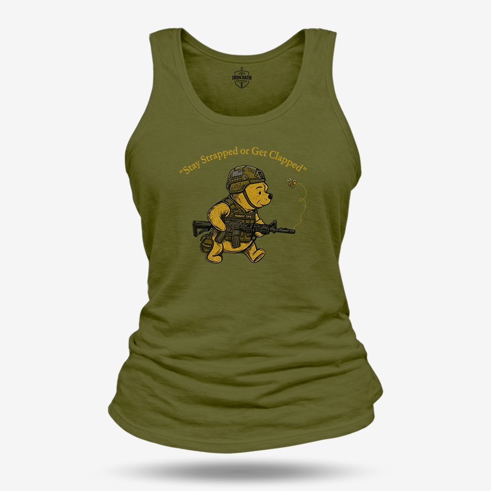 Tactical Pooh Women's Racerback Tank
