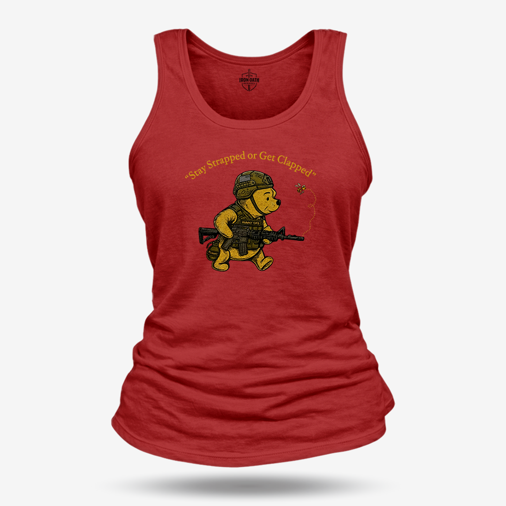 Tactical Pooh Women's Racerback Tank