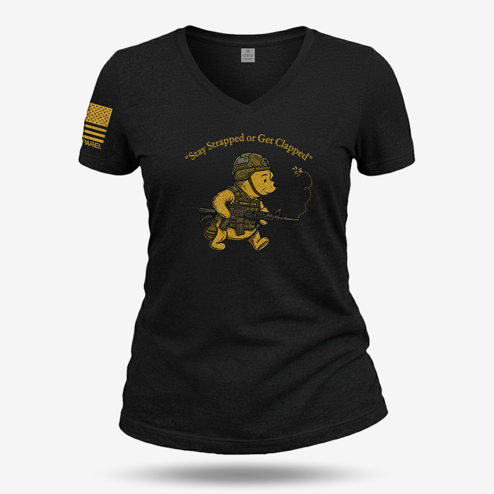 Tactical Pooh Women's V-Neck