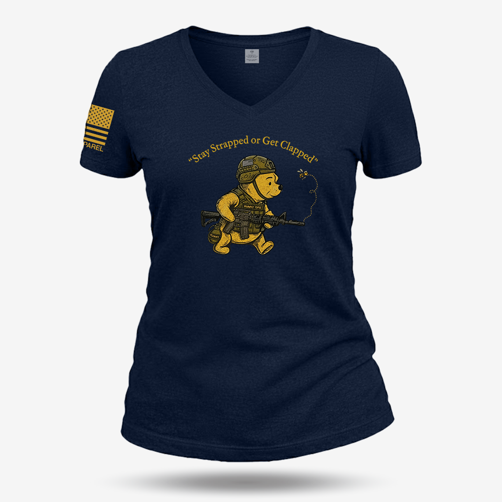 Tactical Pooh Women's V-Neck