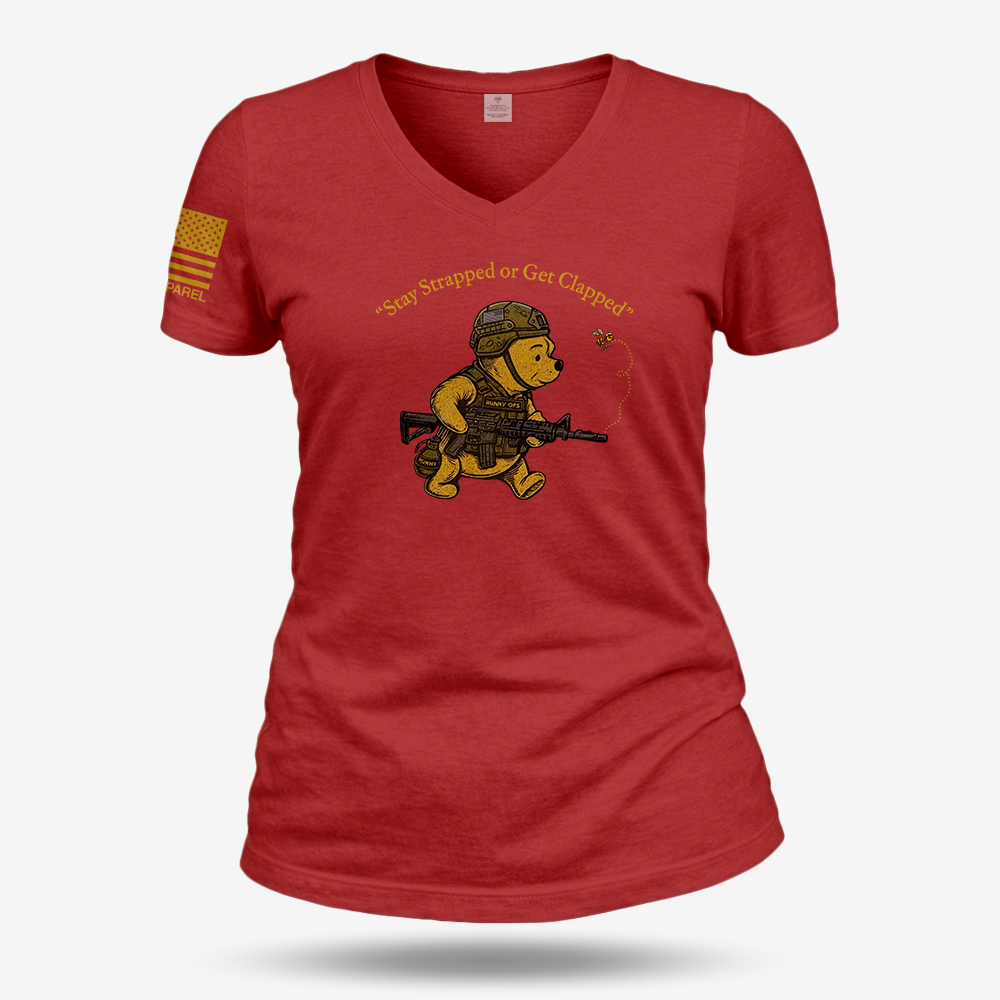 Tactical Pooh Women's V-Neck