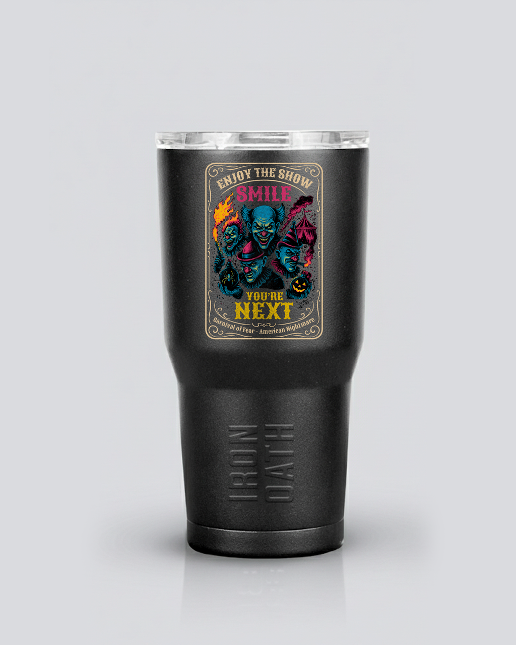 The Last Laugh Iron Oath Tumbler