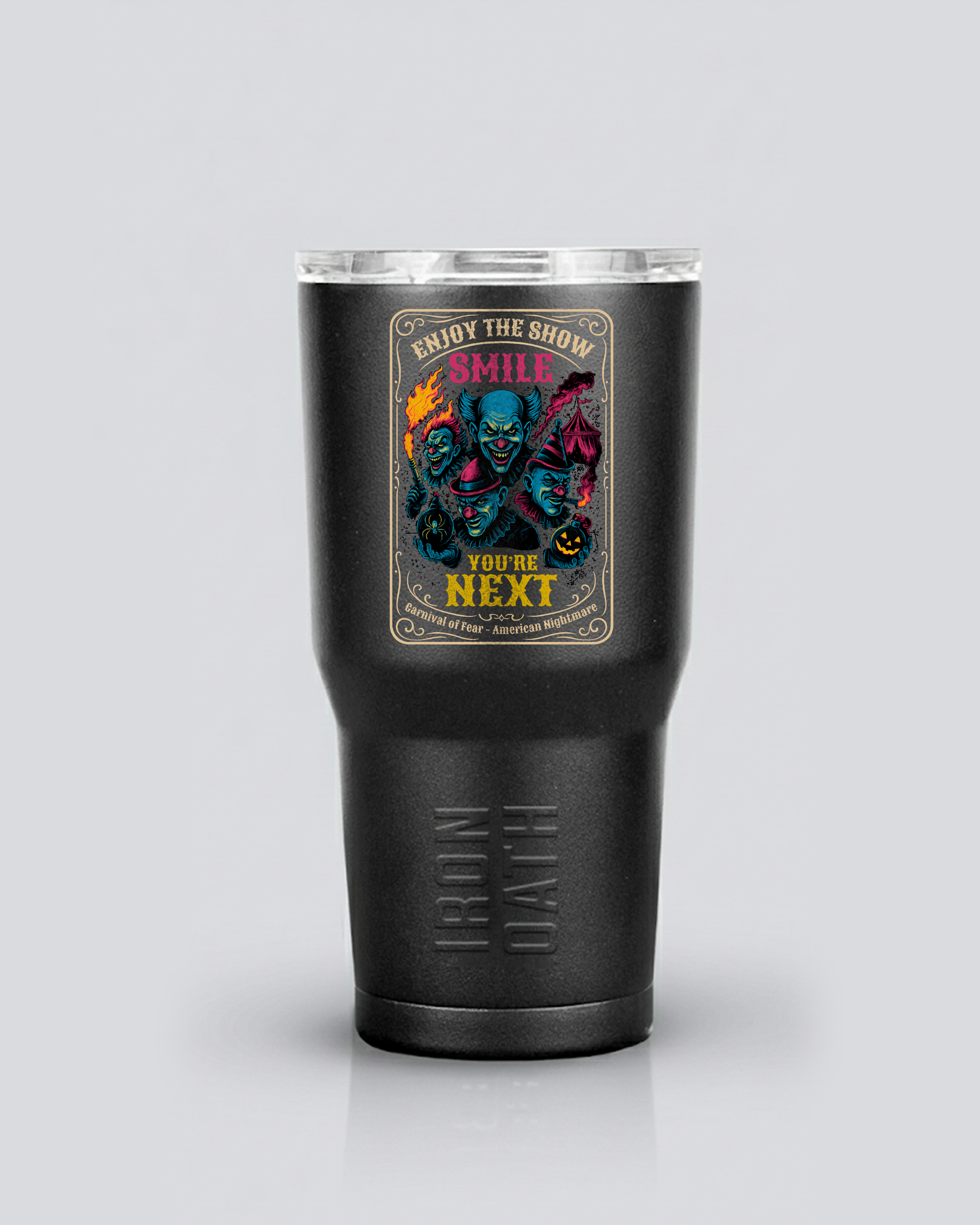 The Last Laugh Iron Oath Tumbler