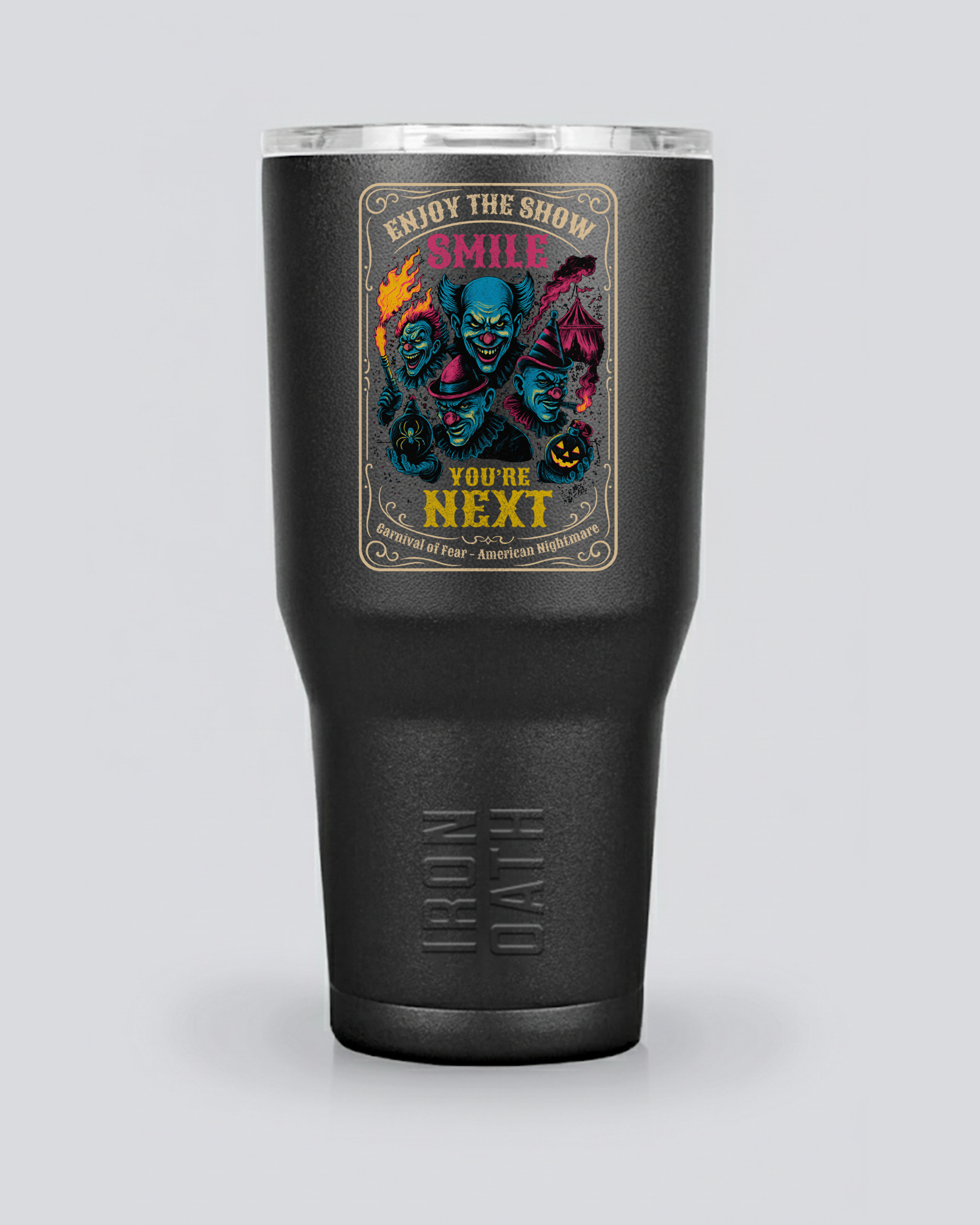 The Last Laugh Iron Oath Tumbler