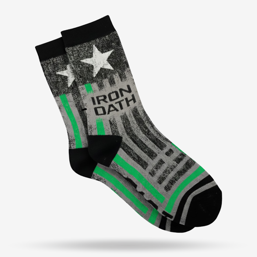Thin Green Line – Patriot Star Socks