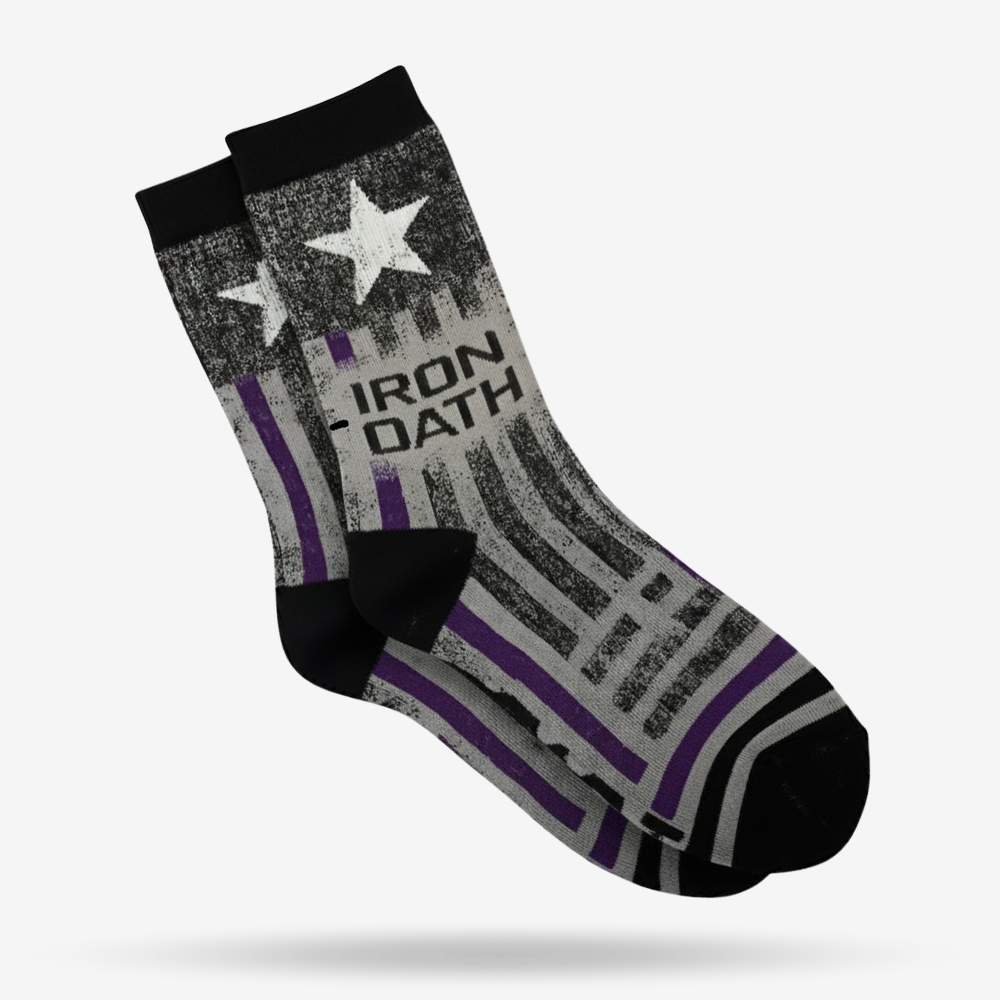 Thin Purple Line – Patriot Star Socks