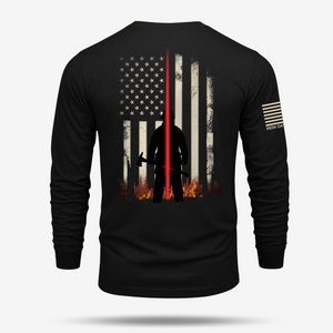 Thin Red Line – Firefighter Tribute Long Sleeve