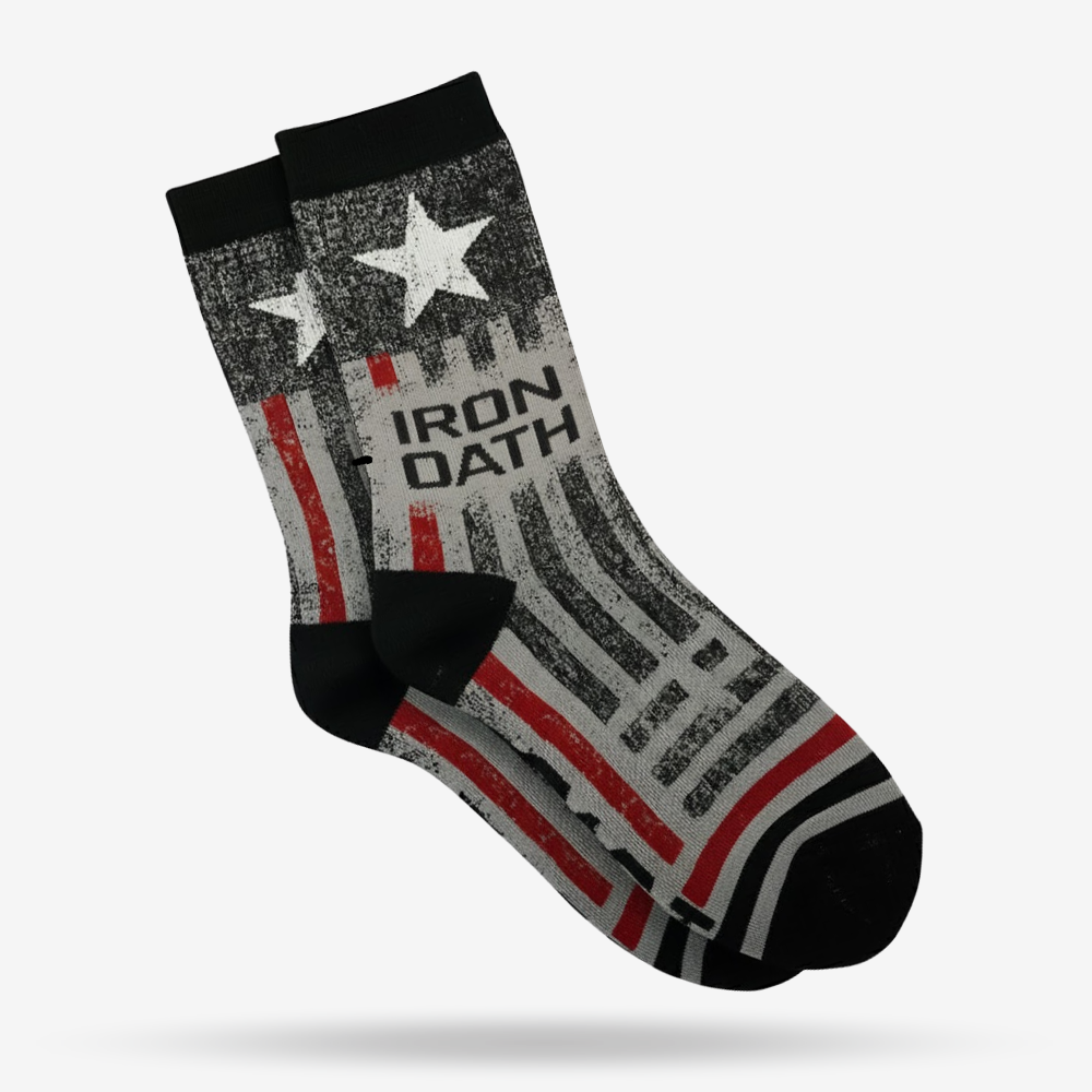 Thin Red Line – Patriot Star Socks