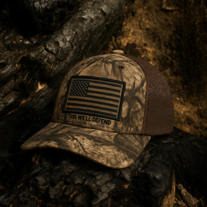 Iron Oath Camo Flag Cap