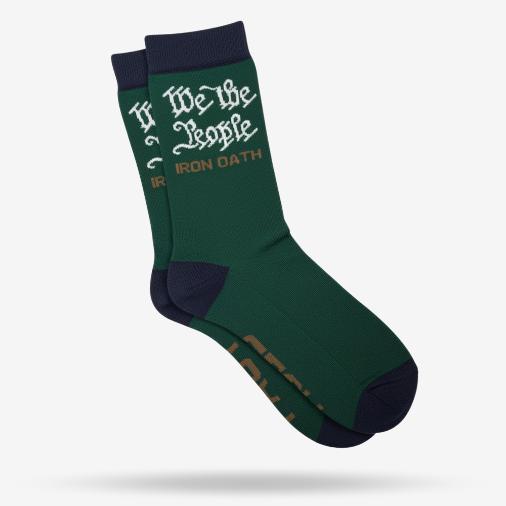 We The People – Forest Green Socks